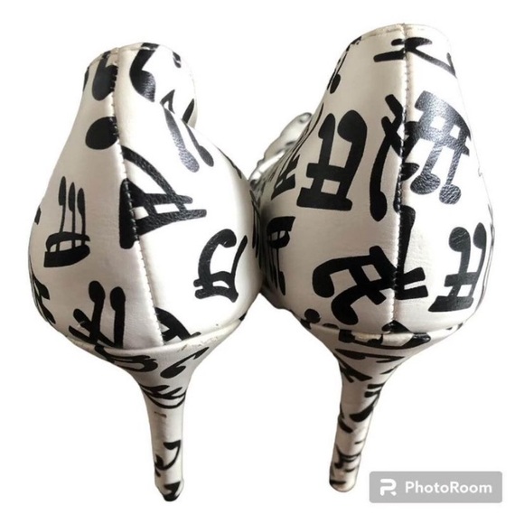 Women’s JoJo Cat musical note high heels - Picture 2 of 6